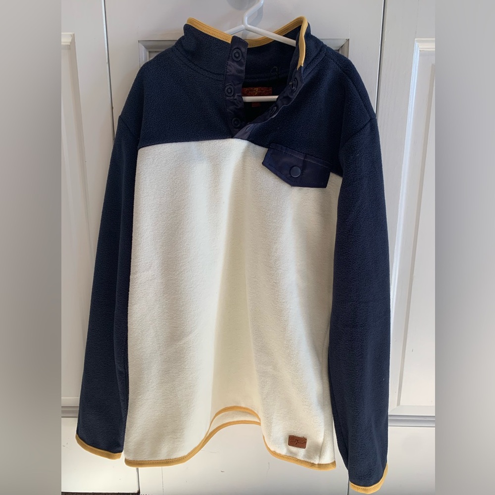 NWT 7 for all mankind boys fleece pullover size medium
